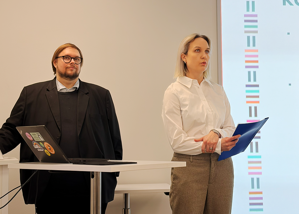 Veikko Eranti ja Jenni Erjansola